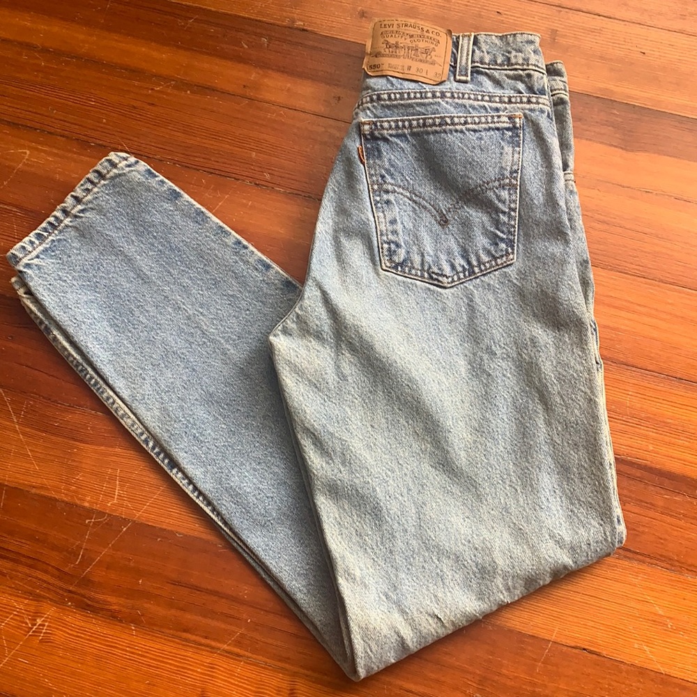 Levi’s vintage  550 jeans orange Levi tag